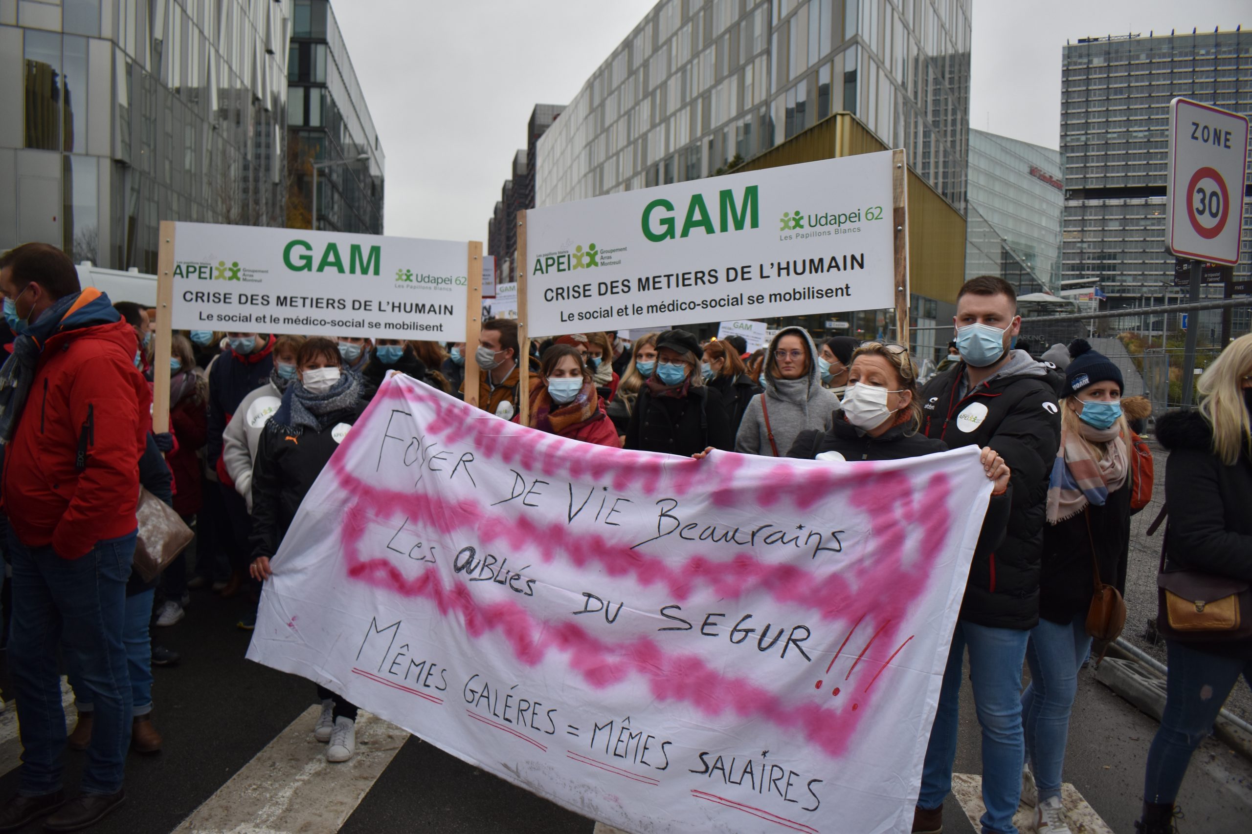 Manifestation Ségur de la santé 30 novembre Lille